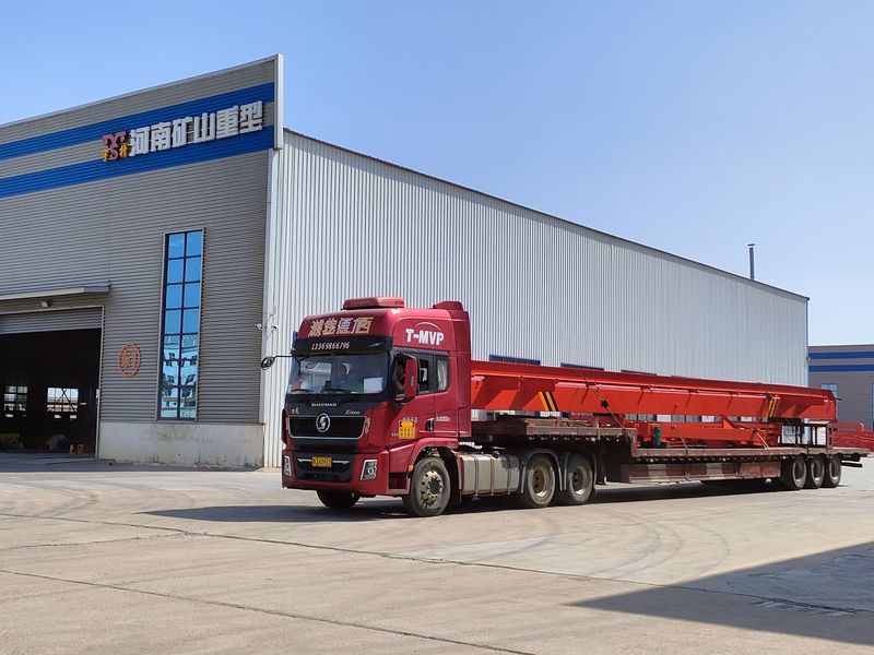 電動(dòng)葫蘆門(mén)式起重機(jī)  MHxh10t—14m 外懸3.5/1.5m 制作完成，發(fā)往青海交付客戶(hù)使用